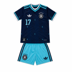 DFB Deutschland WM 2026 Kinder Away Trikot Set Wirtz #17 – Blau