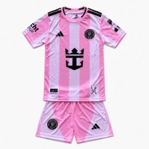 Inter Miami 2025/26 Kinder Home Trikot Set Messi #10 – Pink