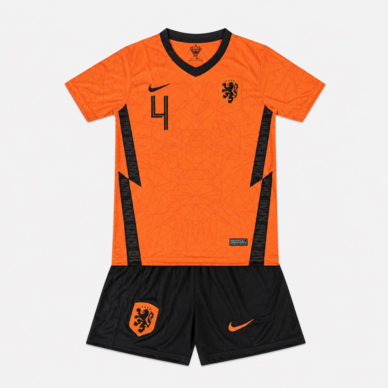 Niederlande Home Virgil #4 Kinder EM 2020/21