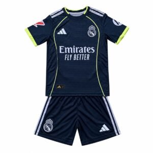 Real Madrid Away Mbappé #10 Kinder 2025/26