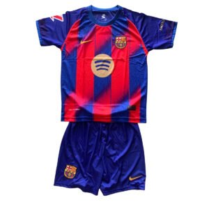 FC Barcelona 2025/26 Kinder Home Trikot Set Lamine Yamal #10 – Blau und Rot